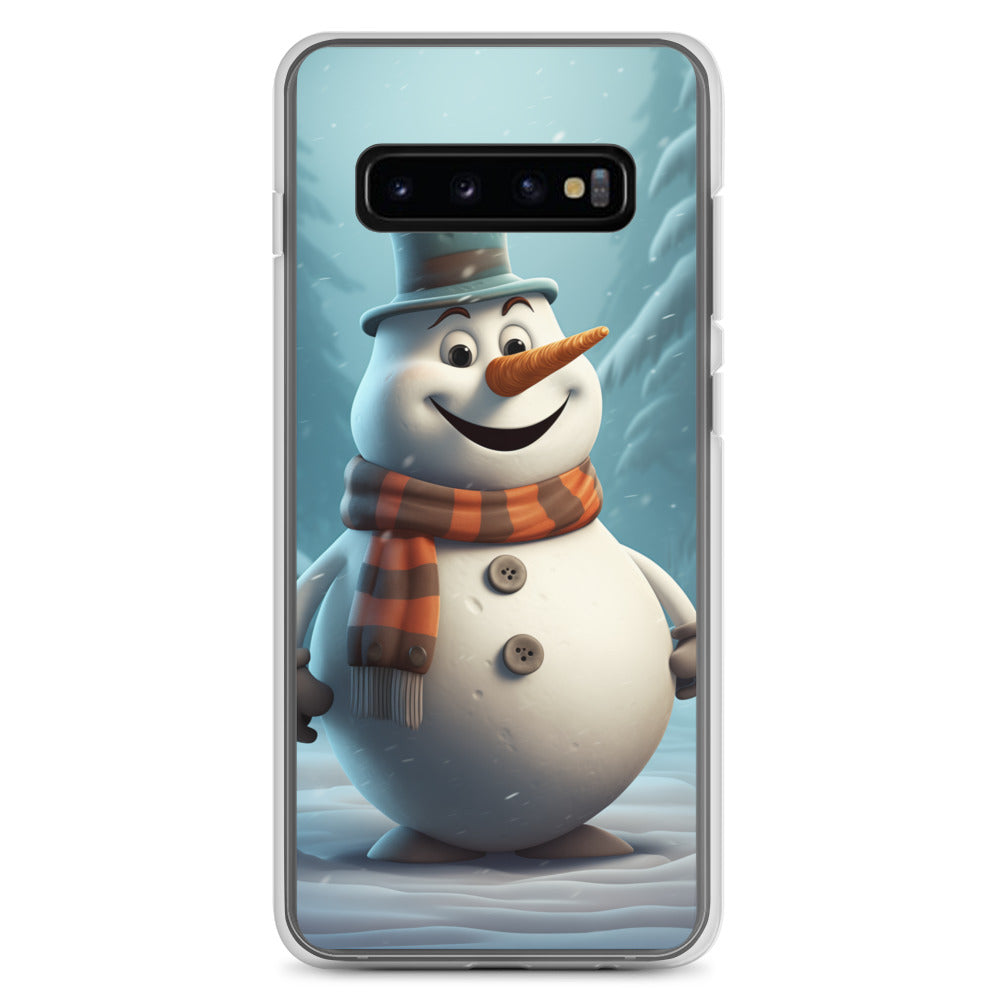 Snowman Gray Clear Case for Samsung®