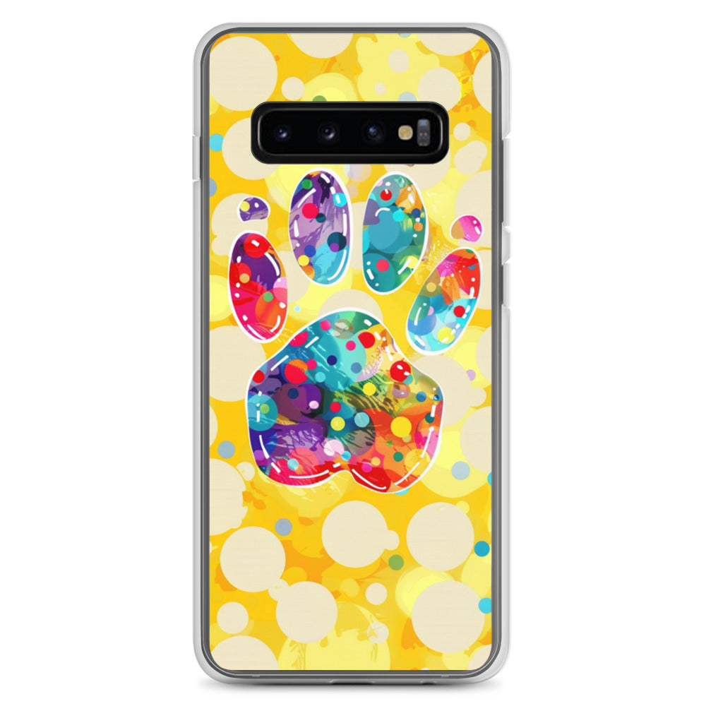 Artistic PawPrints Borealis Clear Case for Samsung®