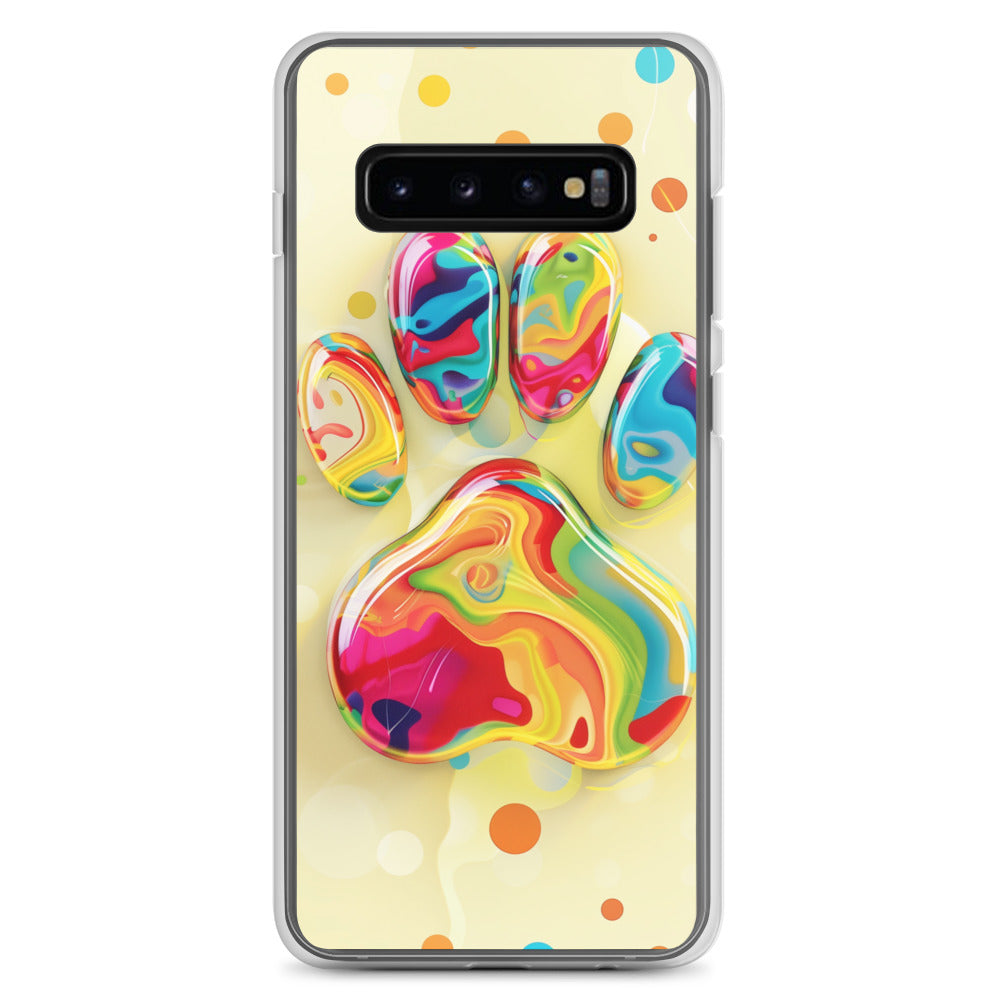 Artistic PawPrints Celestia Clear Case for Samsung®