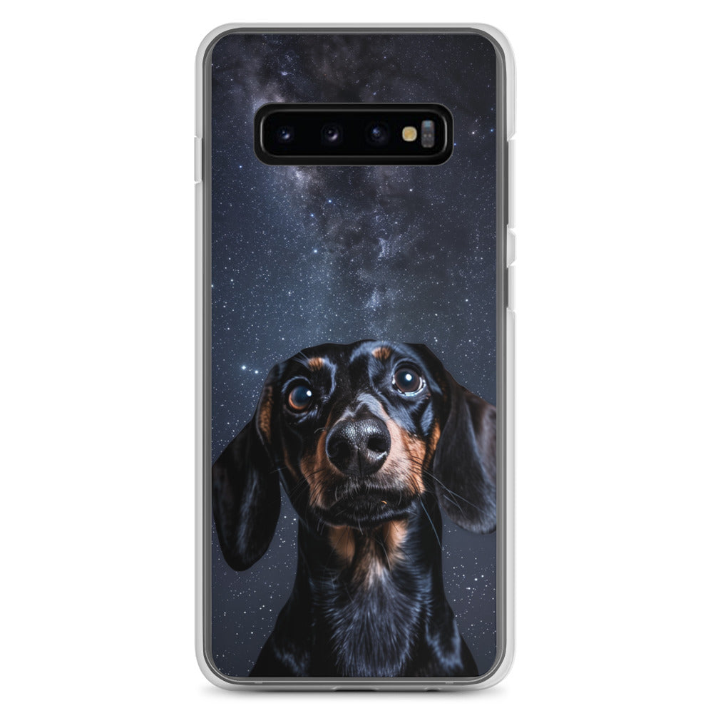 Dachshund Starry Night Clear Case for Samsung®