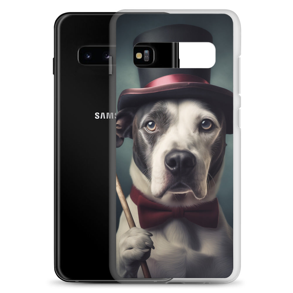 Top Hat Dog D Clear Case for Samsung®