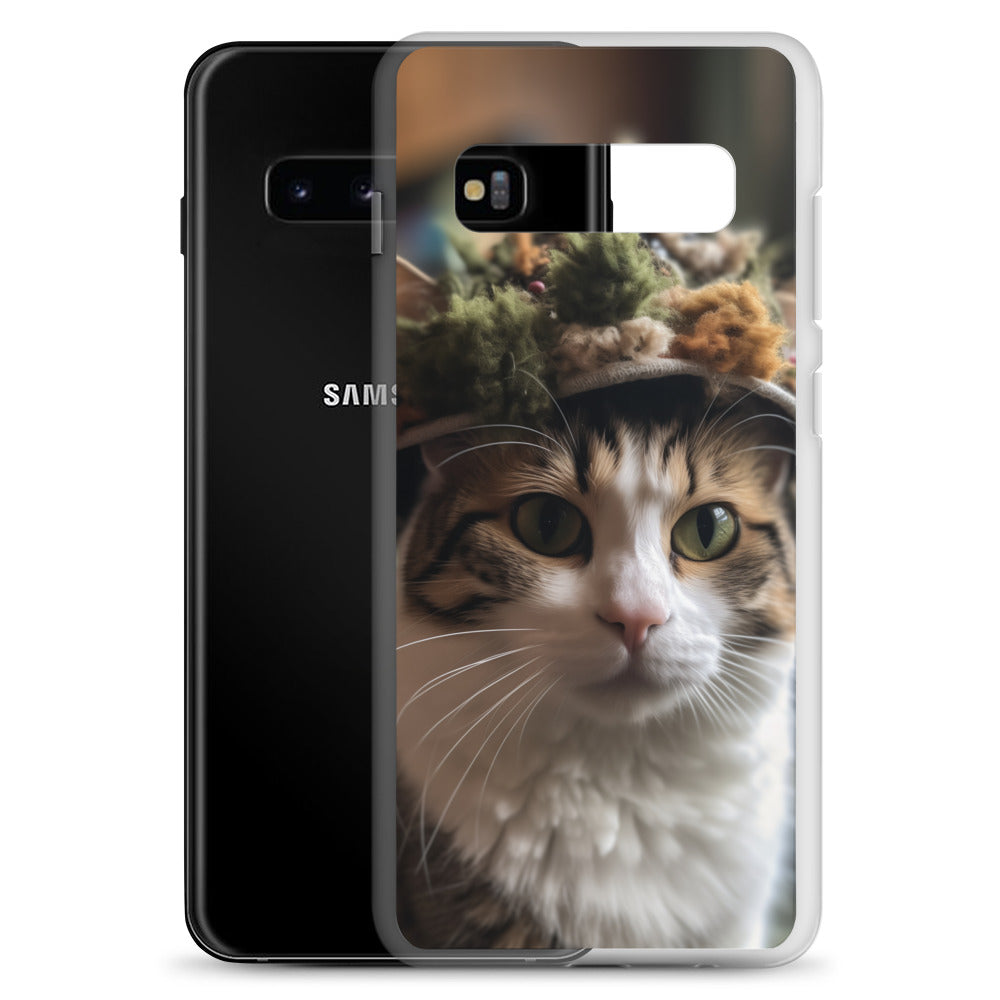 Cat Hat E Clear Case for Samsung®