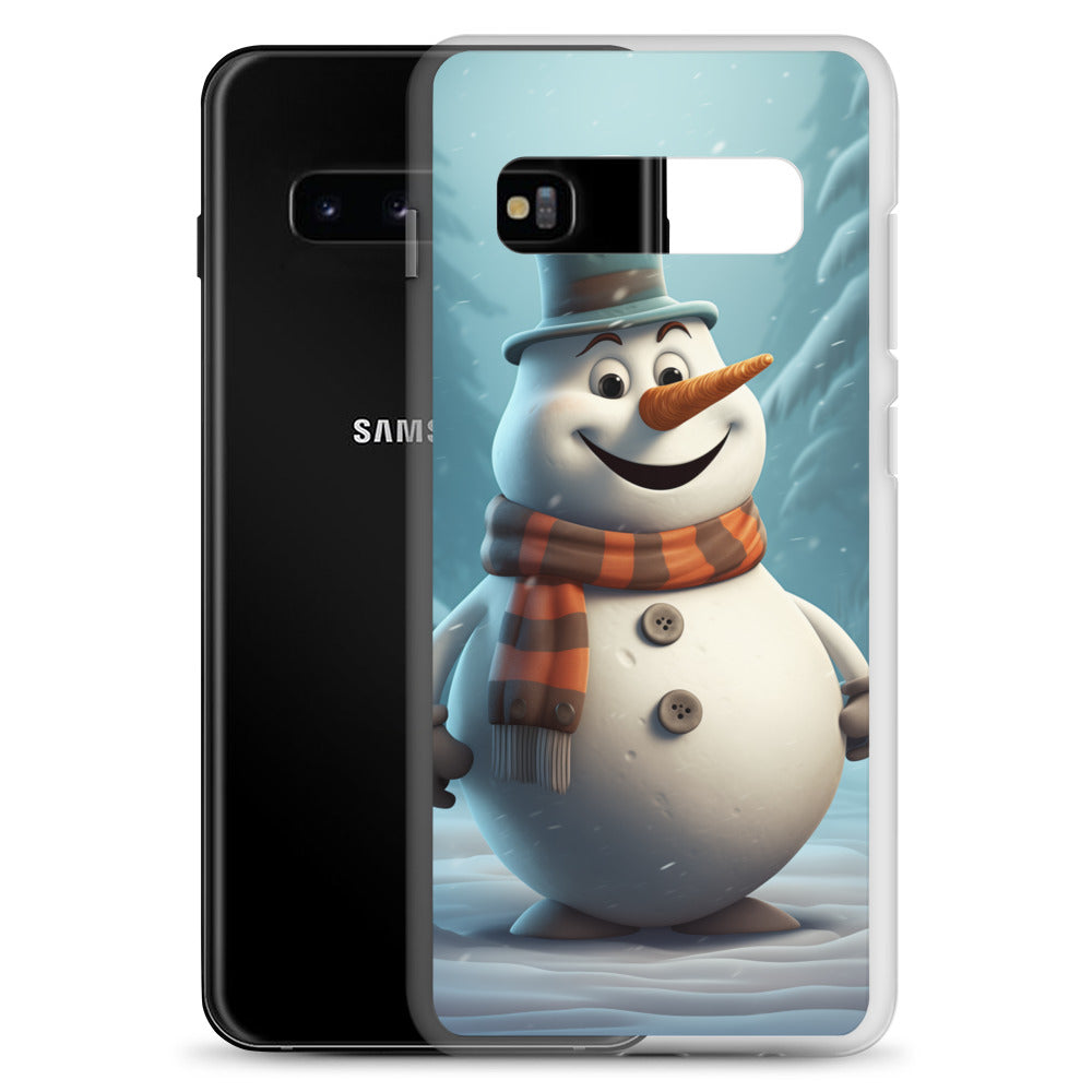 Snowman Gray Clear Case for Samsung®