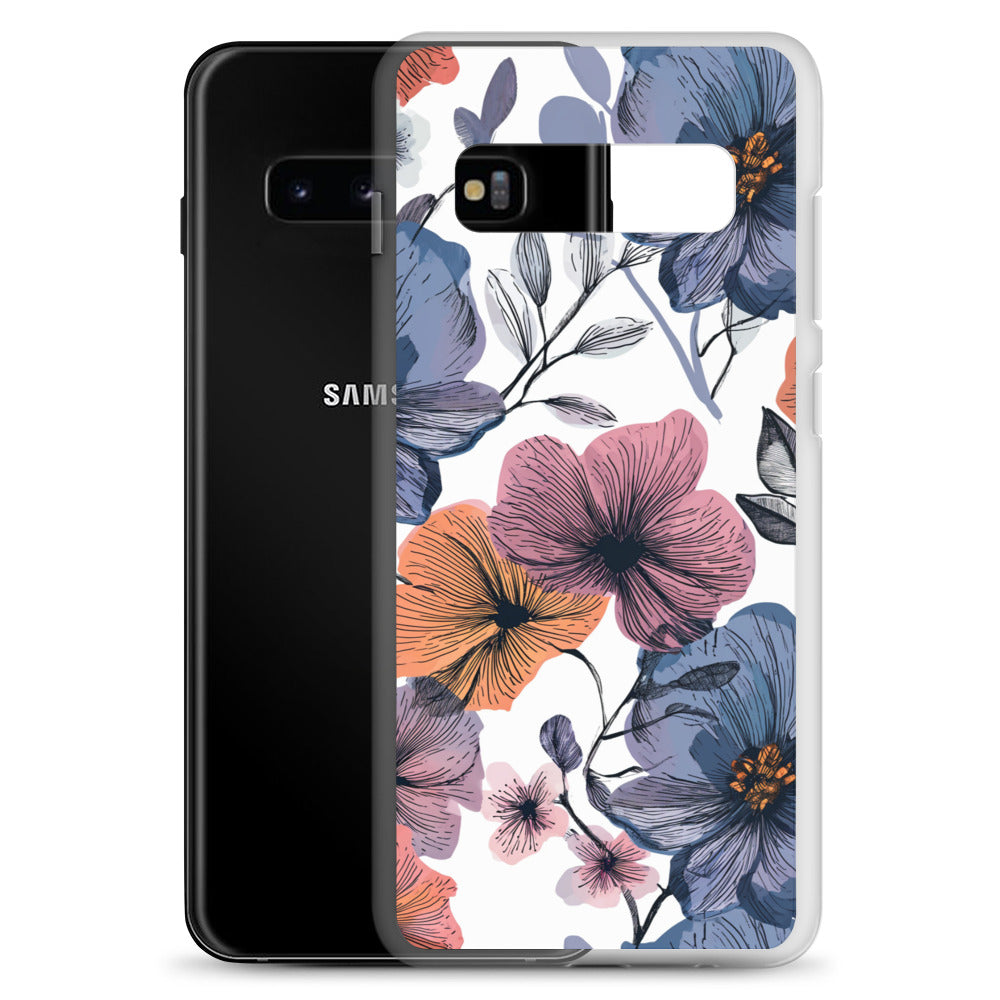 Flower Beautiful Clear Case for Samsung®