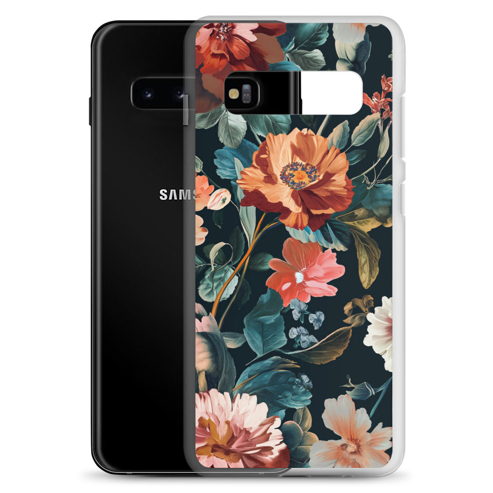 Flower Golden Clear Case for Samsung®