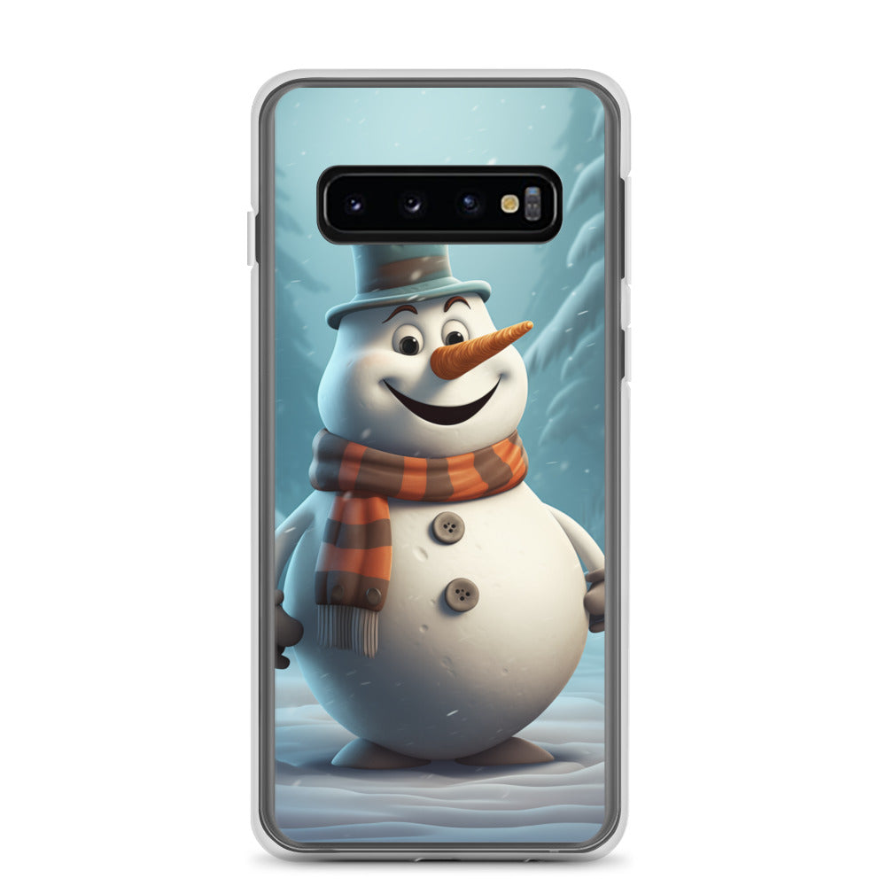 Snowman Gray Clear Case for Samsung®