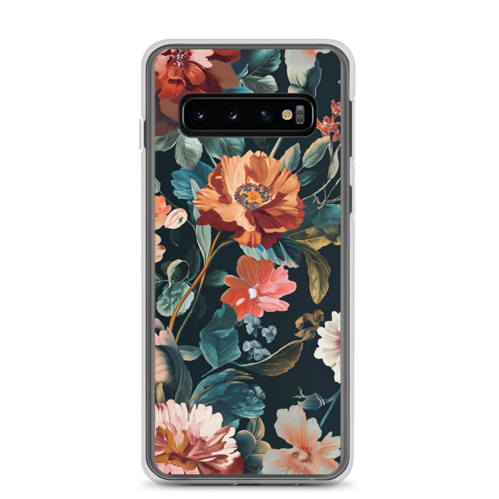 Flower Golden Clear Case for Samsung®