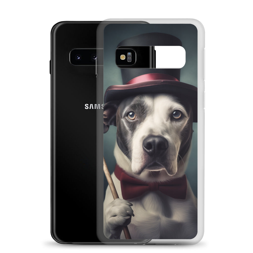 Top Hat Dog D Clear Case for Samsung®