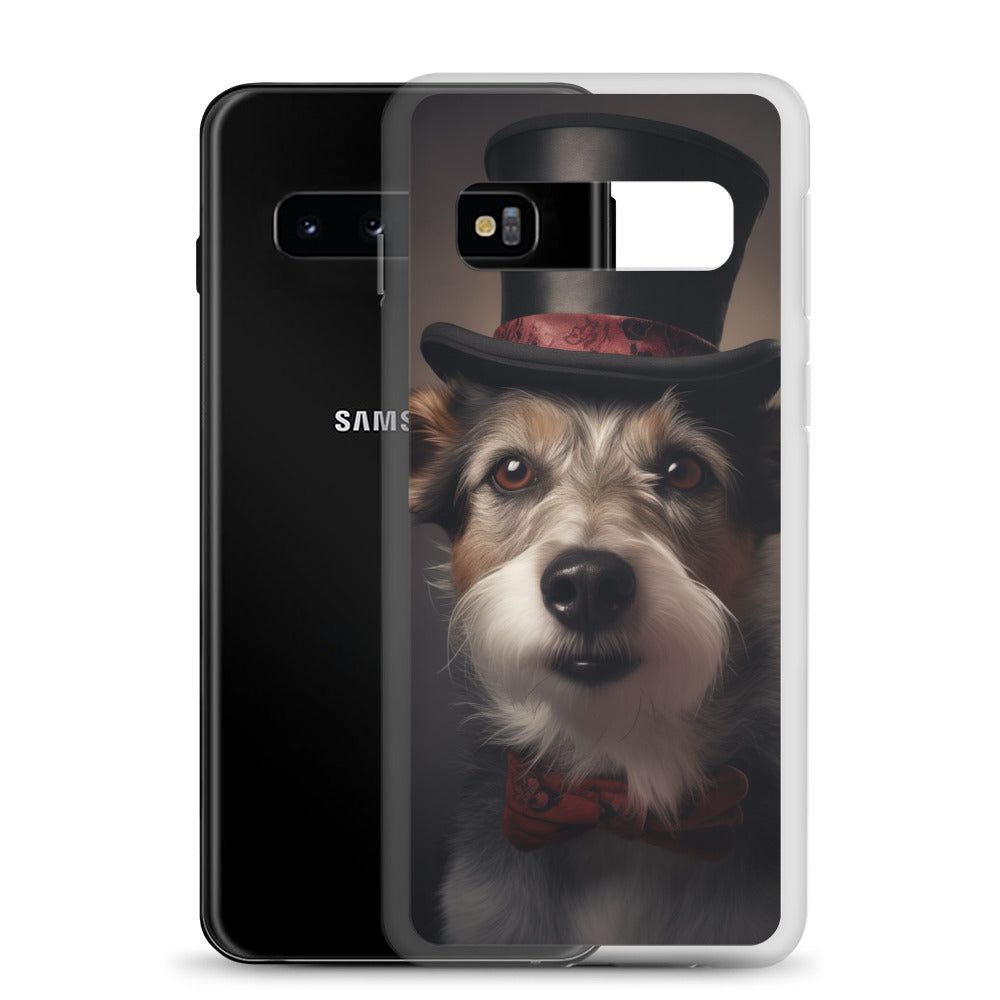 Top Hat Dog E Clear Case for Samsung®