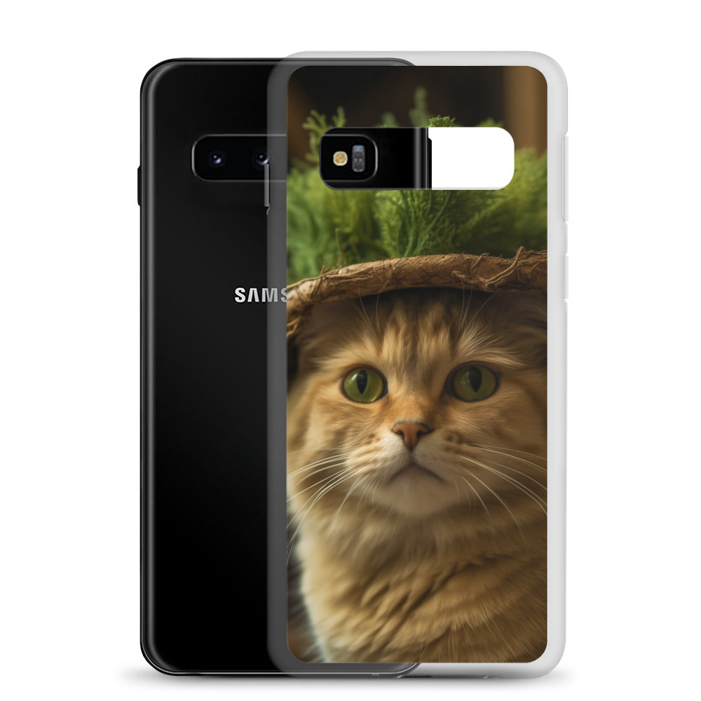 Cat Hat D Clear Case for Samsung®