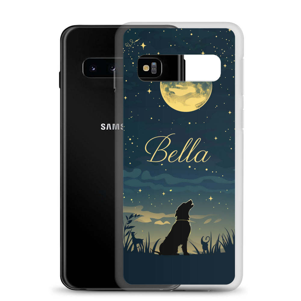 Canine Name Bella Clear Case for Samsung®