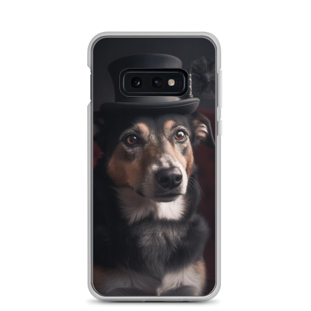 Top Hat Dog B Clear Case for Samsung®