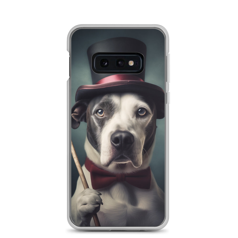 Top Hat Dog D Clear Case for Samsung®