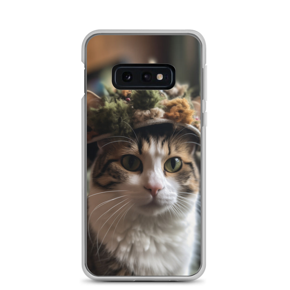 Cat Hat E Clear Case for Samsung®