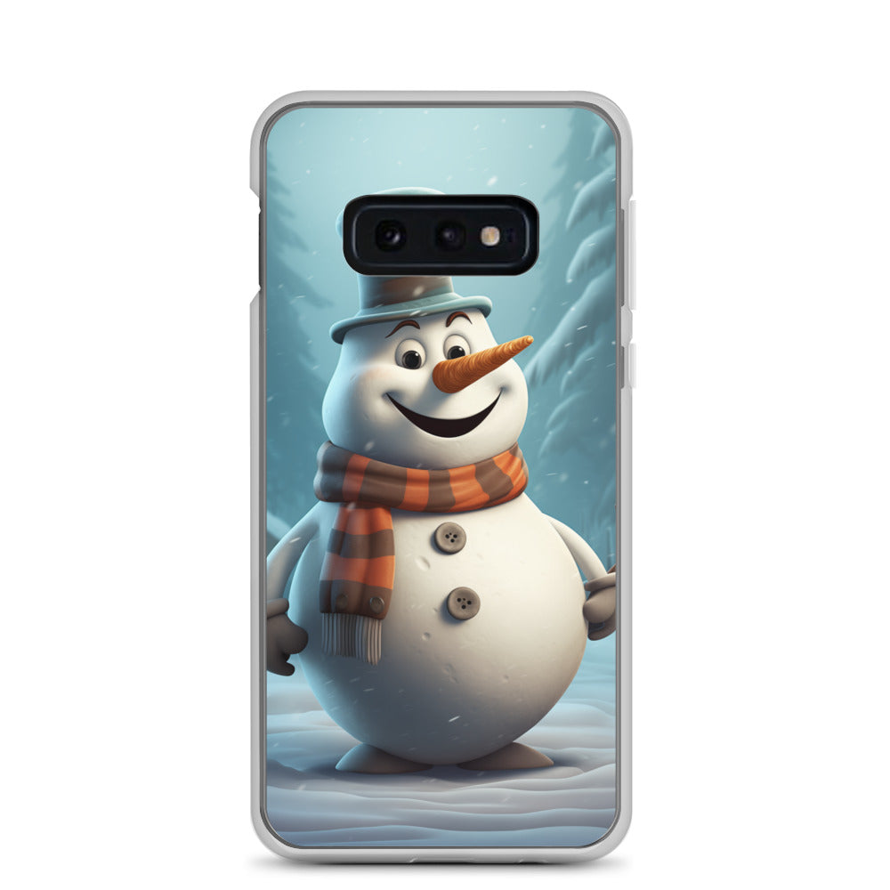 Snowman Gray Clear Case for Samsung®