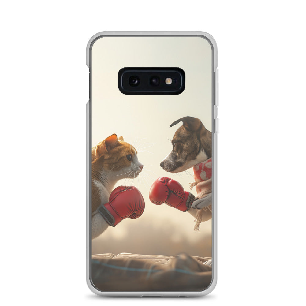 Boxing Dog n Cat D Clear Case for Samsung®