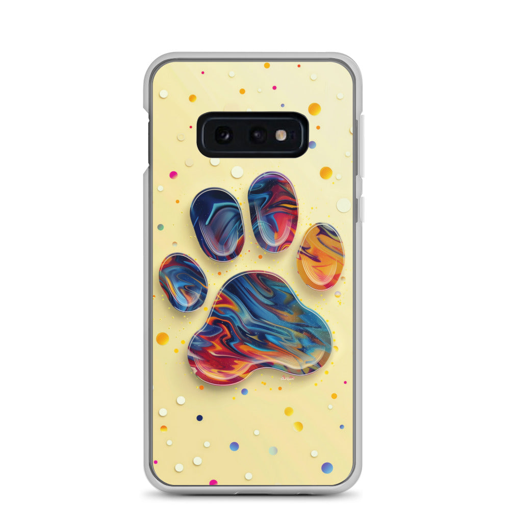 Artistic PawPrints Aurora Clear Case for Samsung®