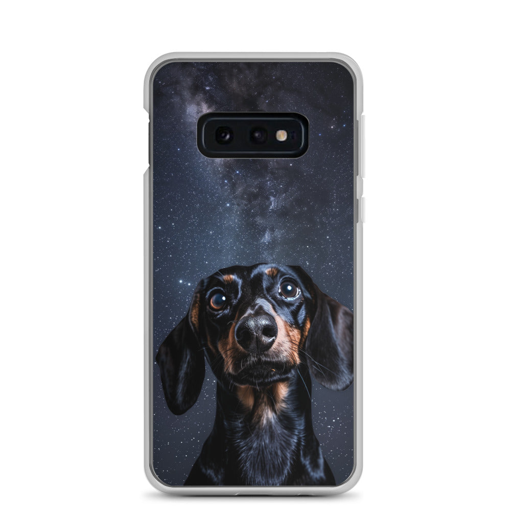 Dachshund Starry Night Clear Case for Samsung®