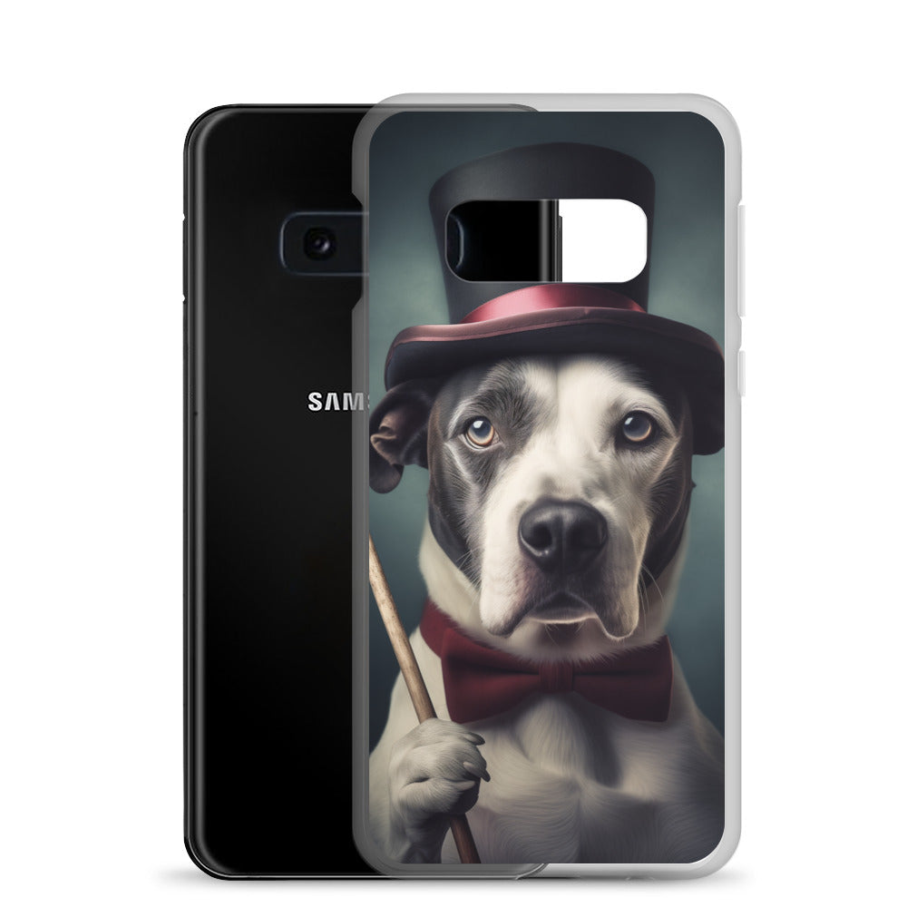 Top Hat Dog D Clear Case for Samsung®