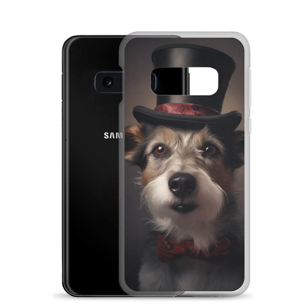 Top Hat Dog E Clear Case for Samsung®