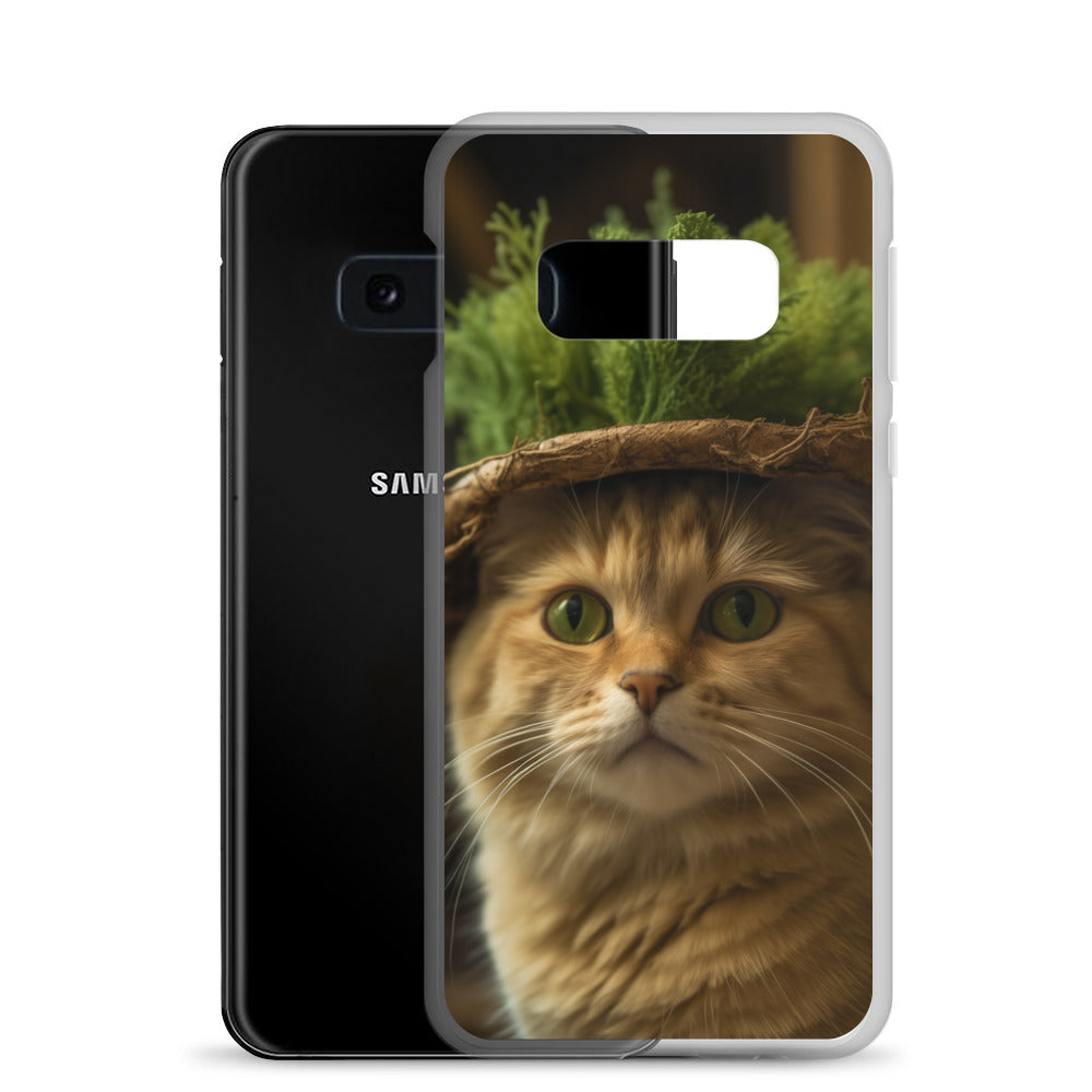 Cat Hat D Clear Case for Samsung®