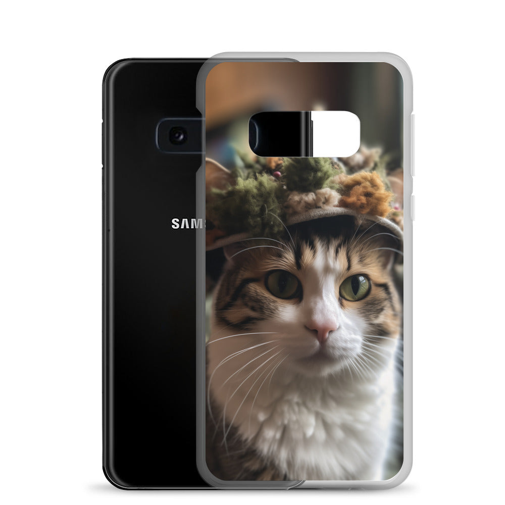 Cat Hat E Clear Case for Samsung®