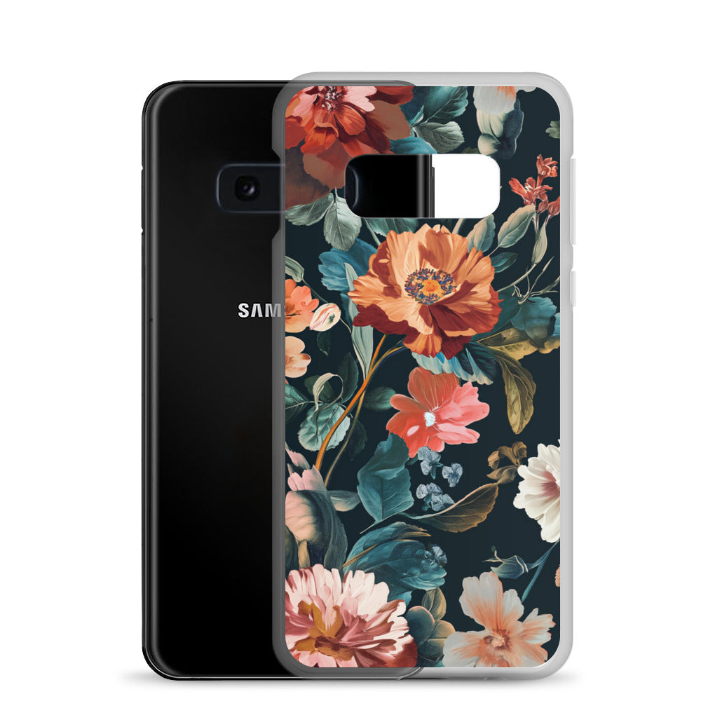 Flower Golden Clear Case for Samsung®