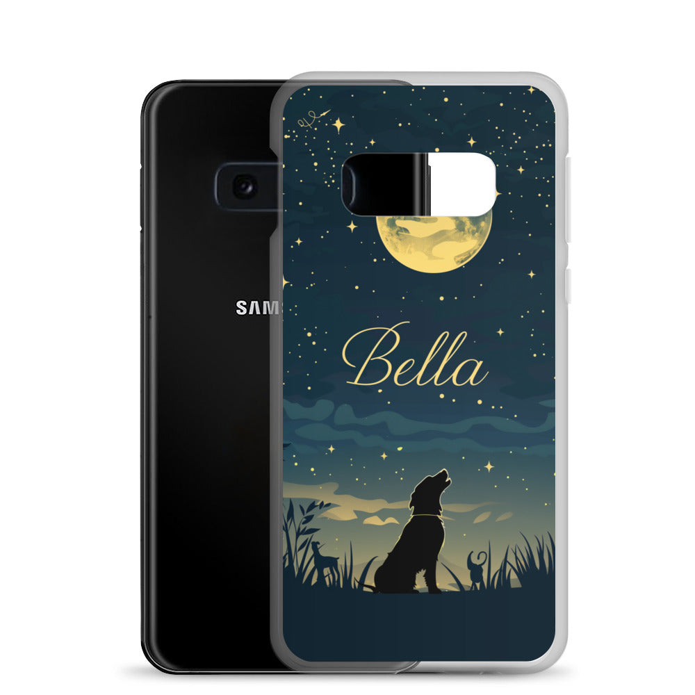 Canine Name Bella Clear Case for Samsung®