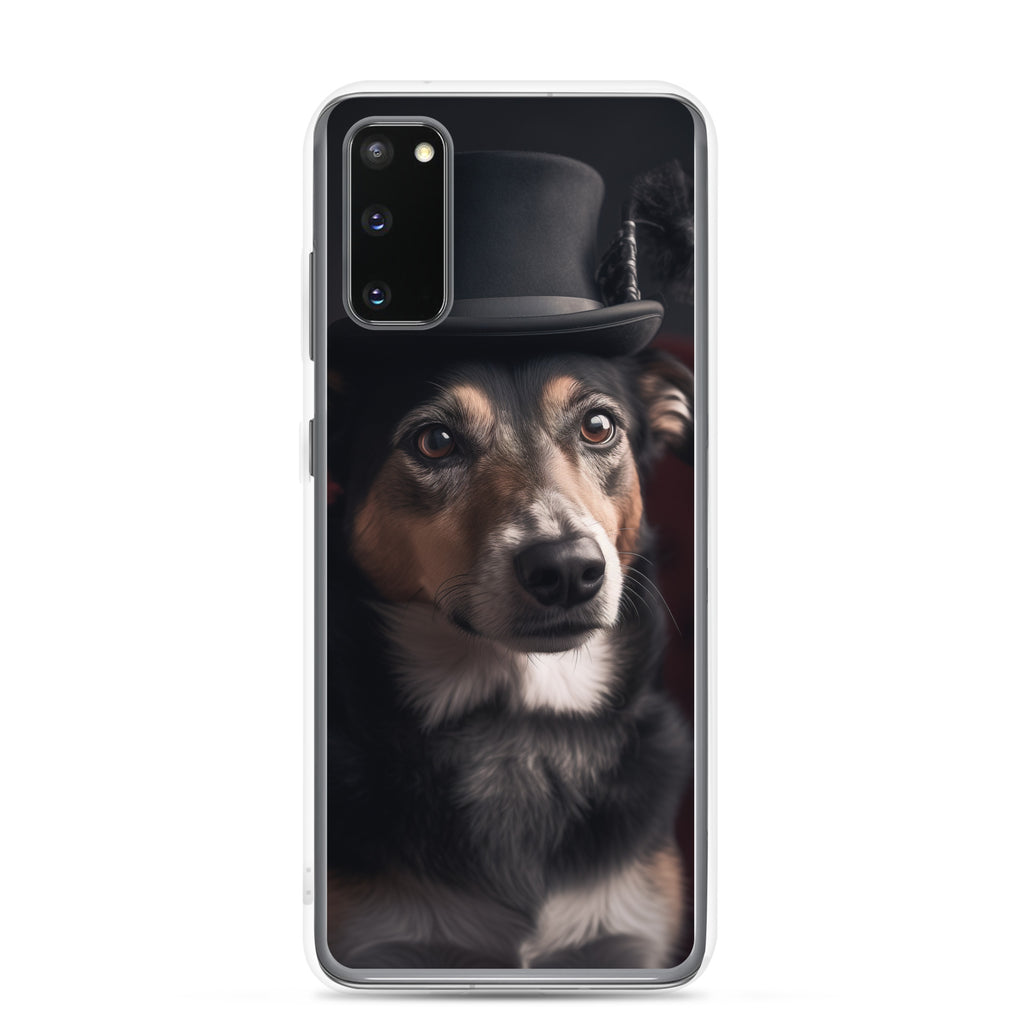 Top Hat Dog B Clear Case for Samsung®