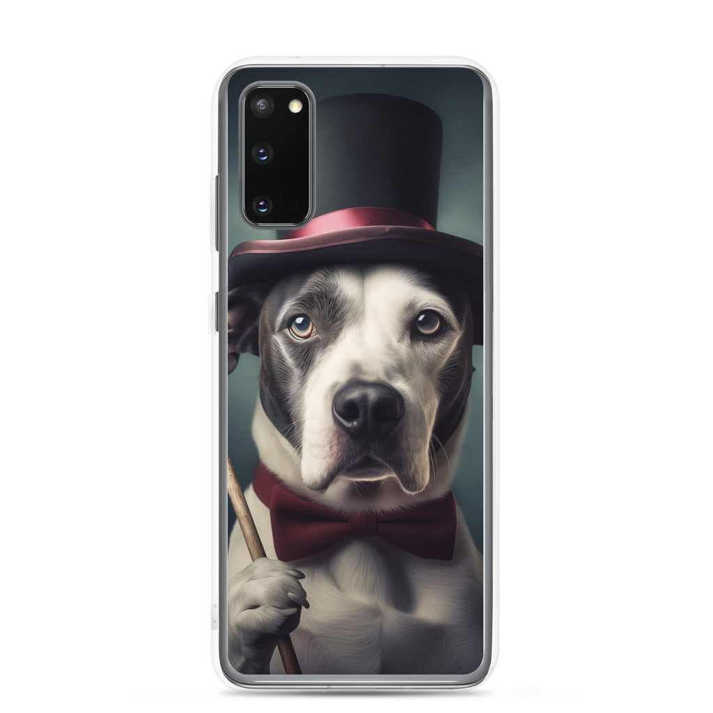 Top Hat Dog D Clear Case for Samsung®