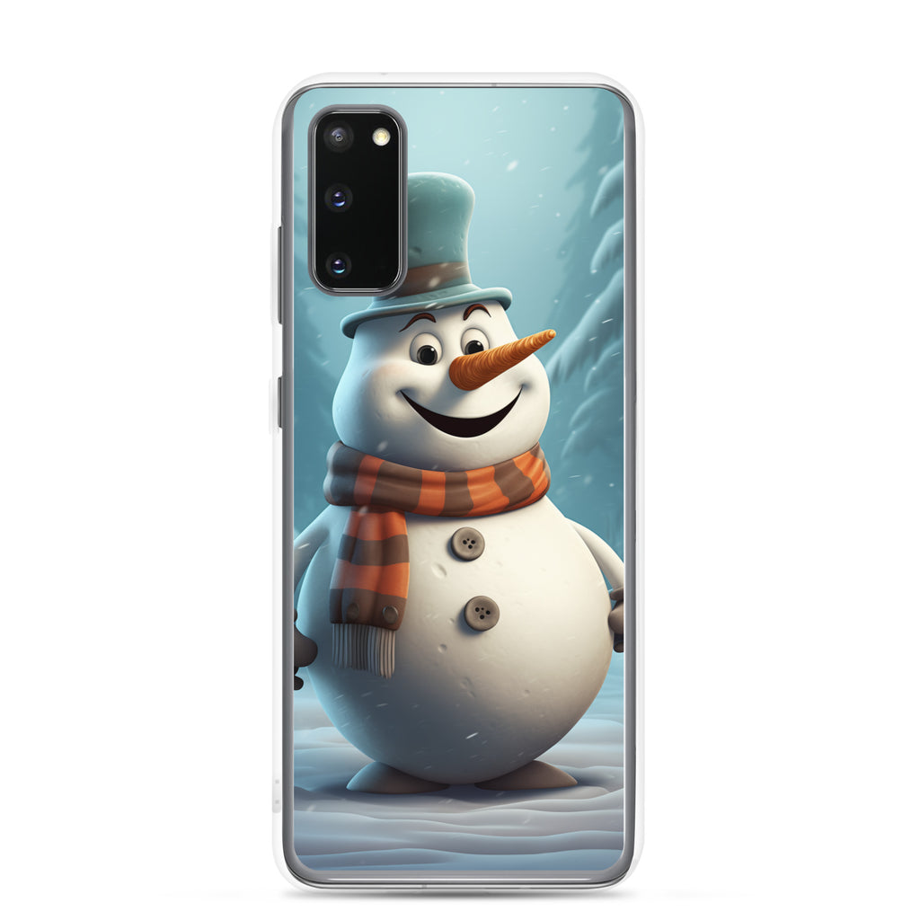 Snowman Gray Clear Case for Samsung®