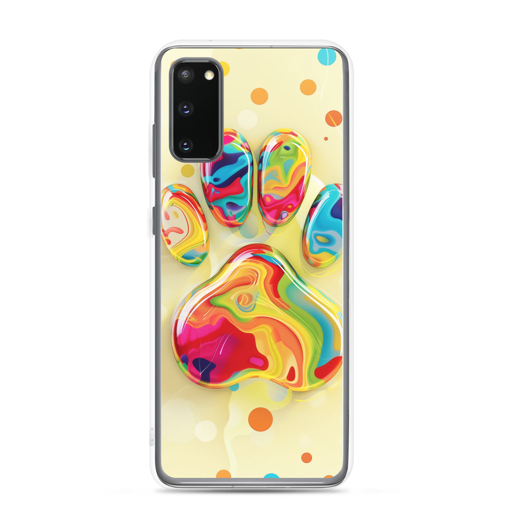 Artistic PawPrints Celestia Clear Case for Samsung®