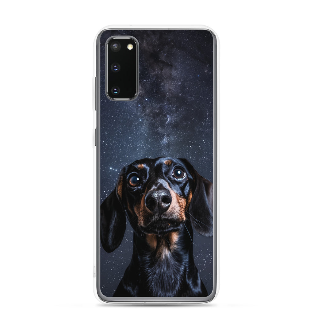 Dachshund Starry Night Clear Case for Samsung®