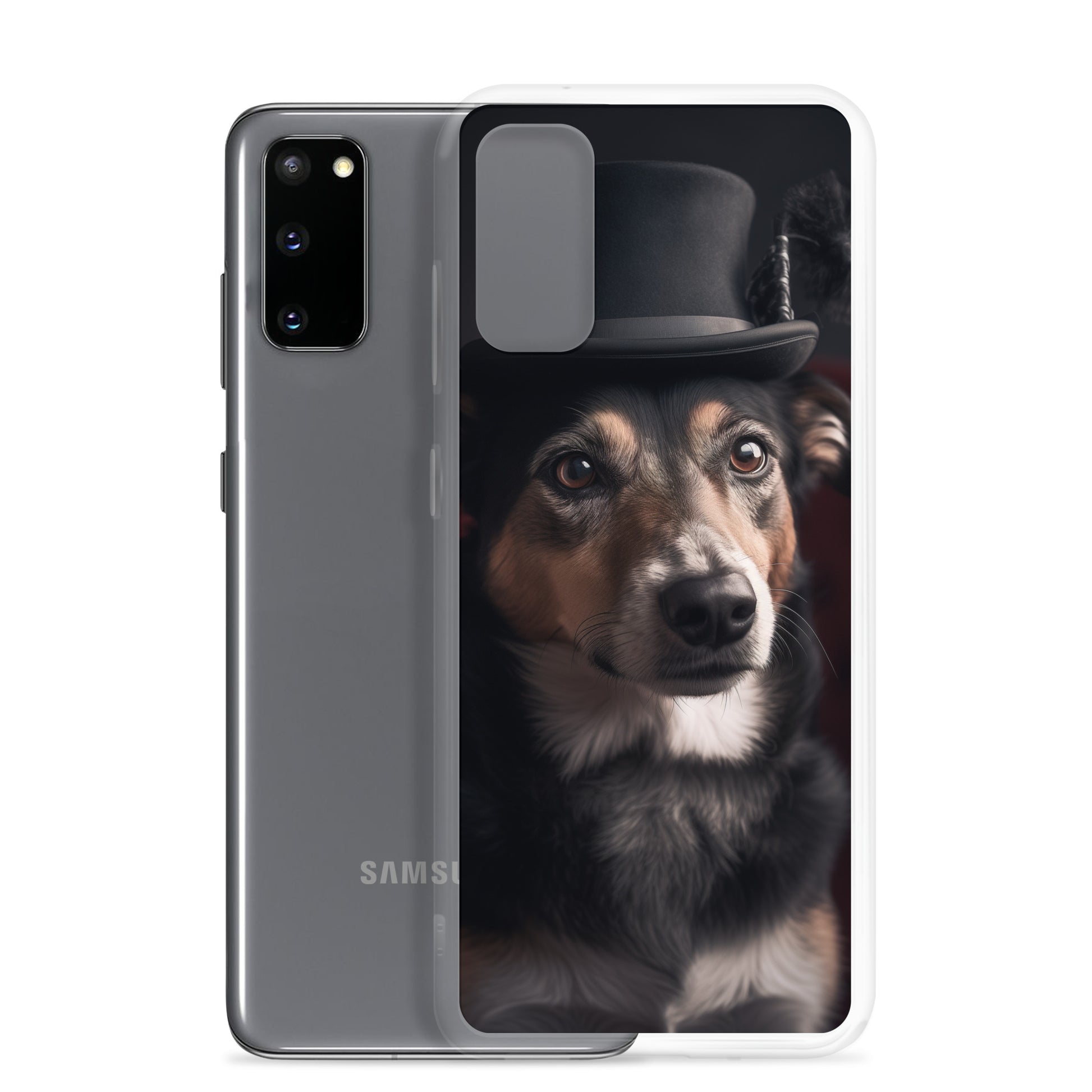 Top Hat Dog B Clear Case for Samsung®