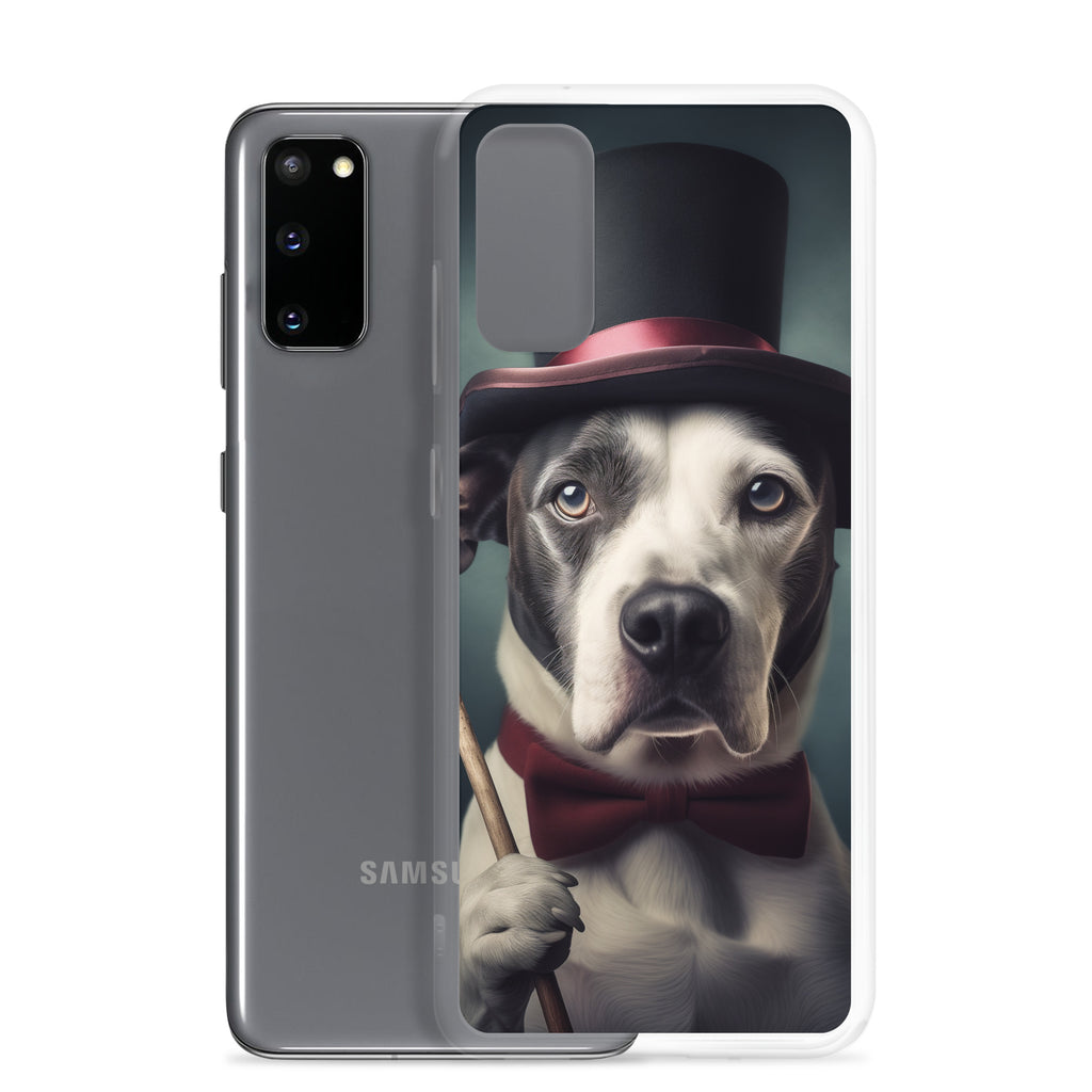 Top Hat Dog D Clear Case for Samsung®