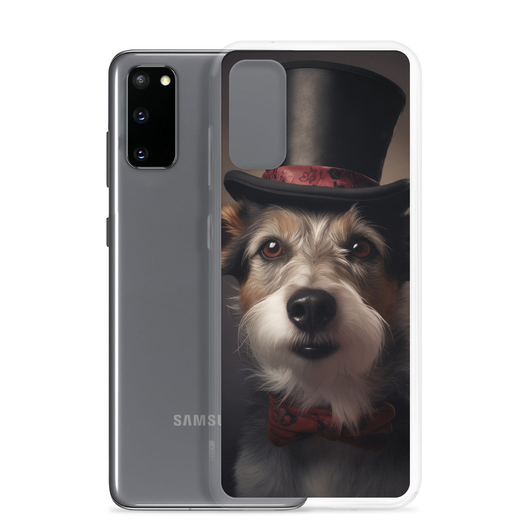 Top Hat Dog E Clear Case for Samsung®