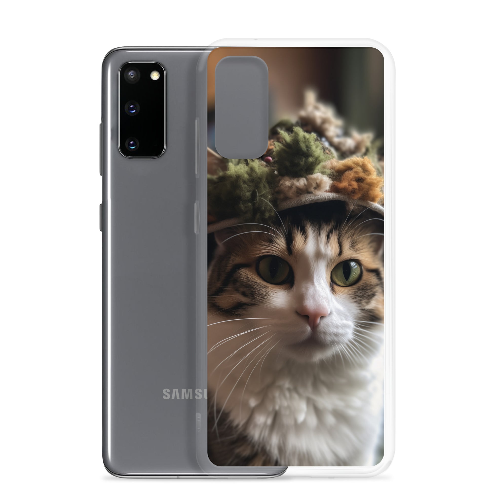 Cat Hat E Clear Case for Samsung®
