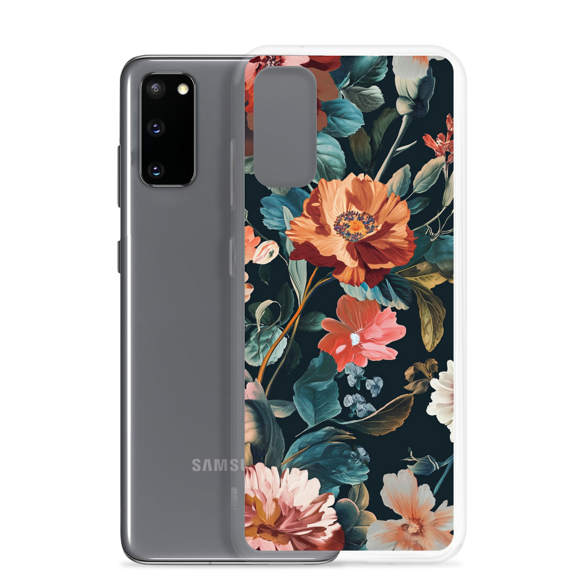 Flower Golden Clear Case for Samsung®