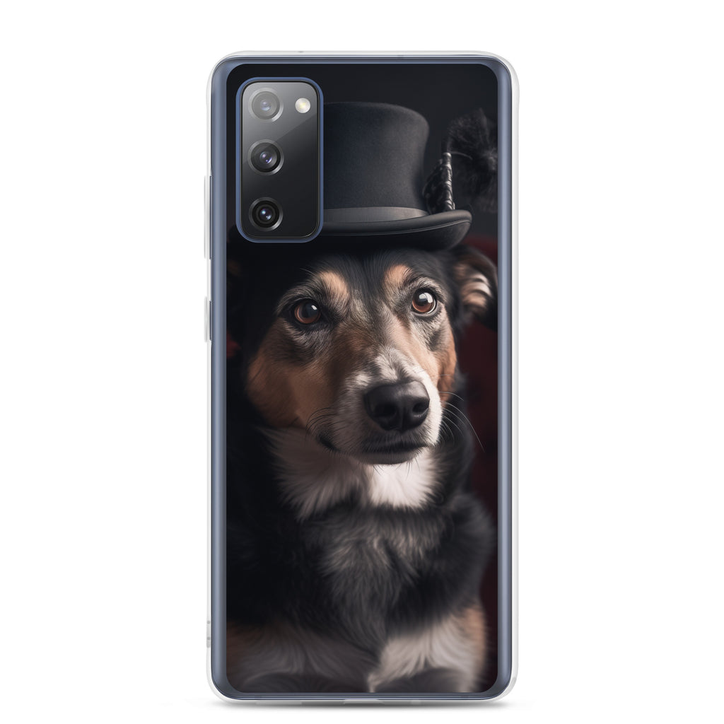 Top Hat Dog B Clear Case for Samsung®