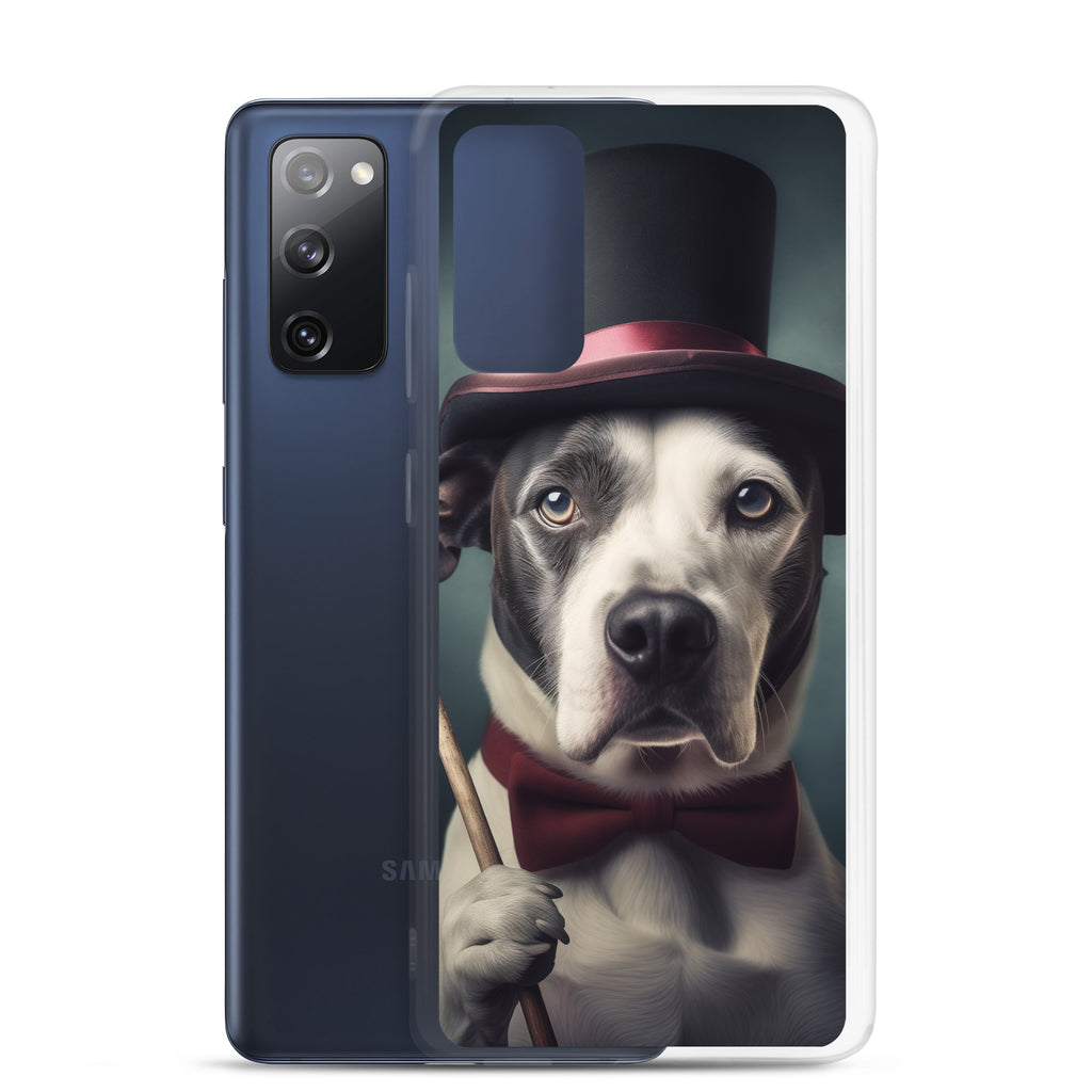 Top Hat Dog D Clear Case for Samsung®
