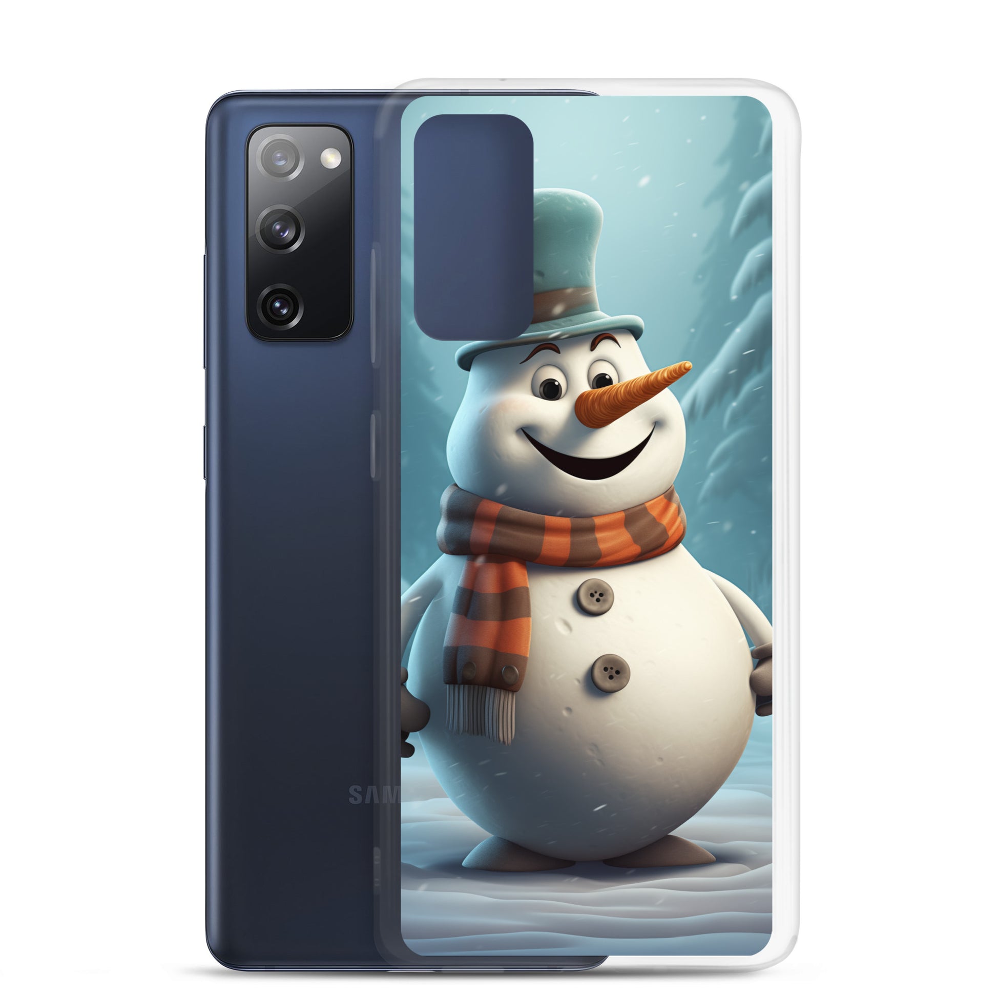 Snowman Gray Clear Case for Samsung®