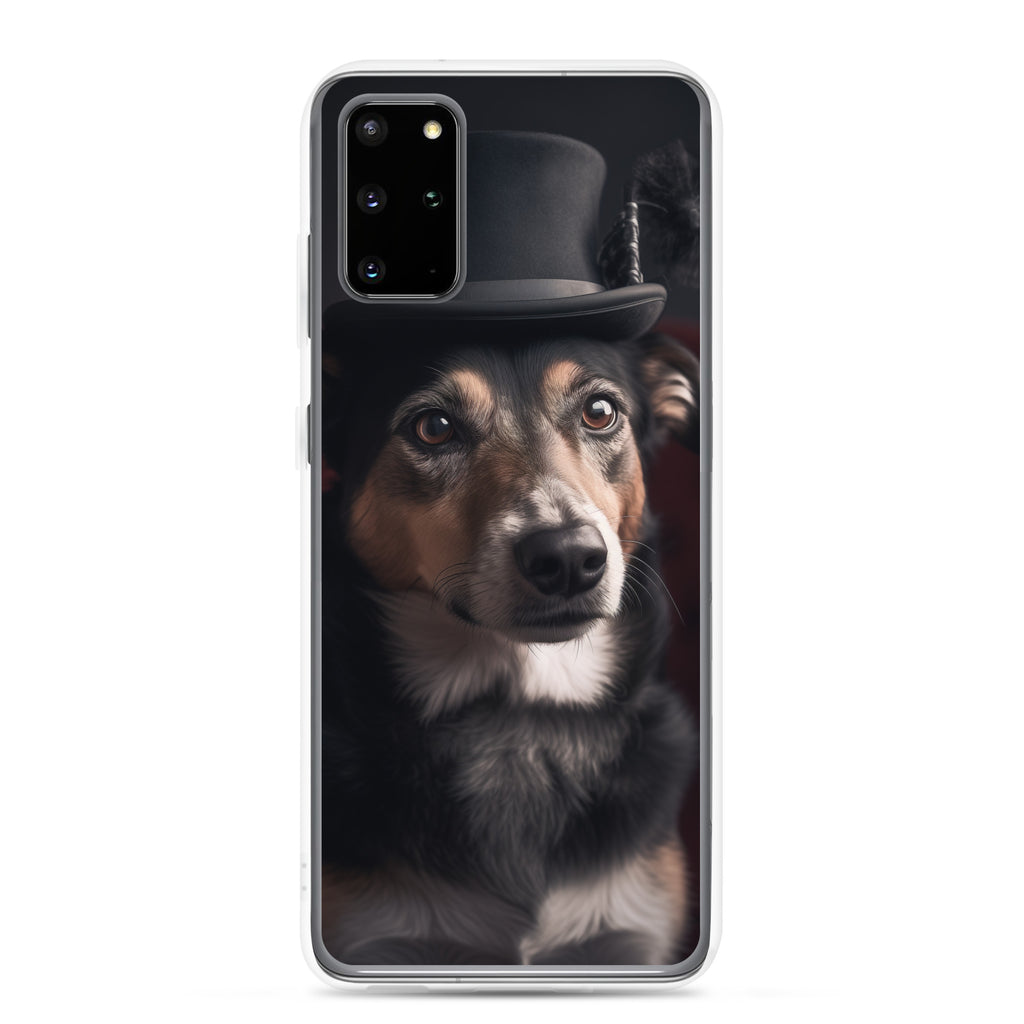 Top Hat Dog B Clear Case for Samsung®