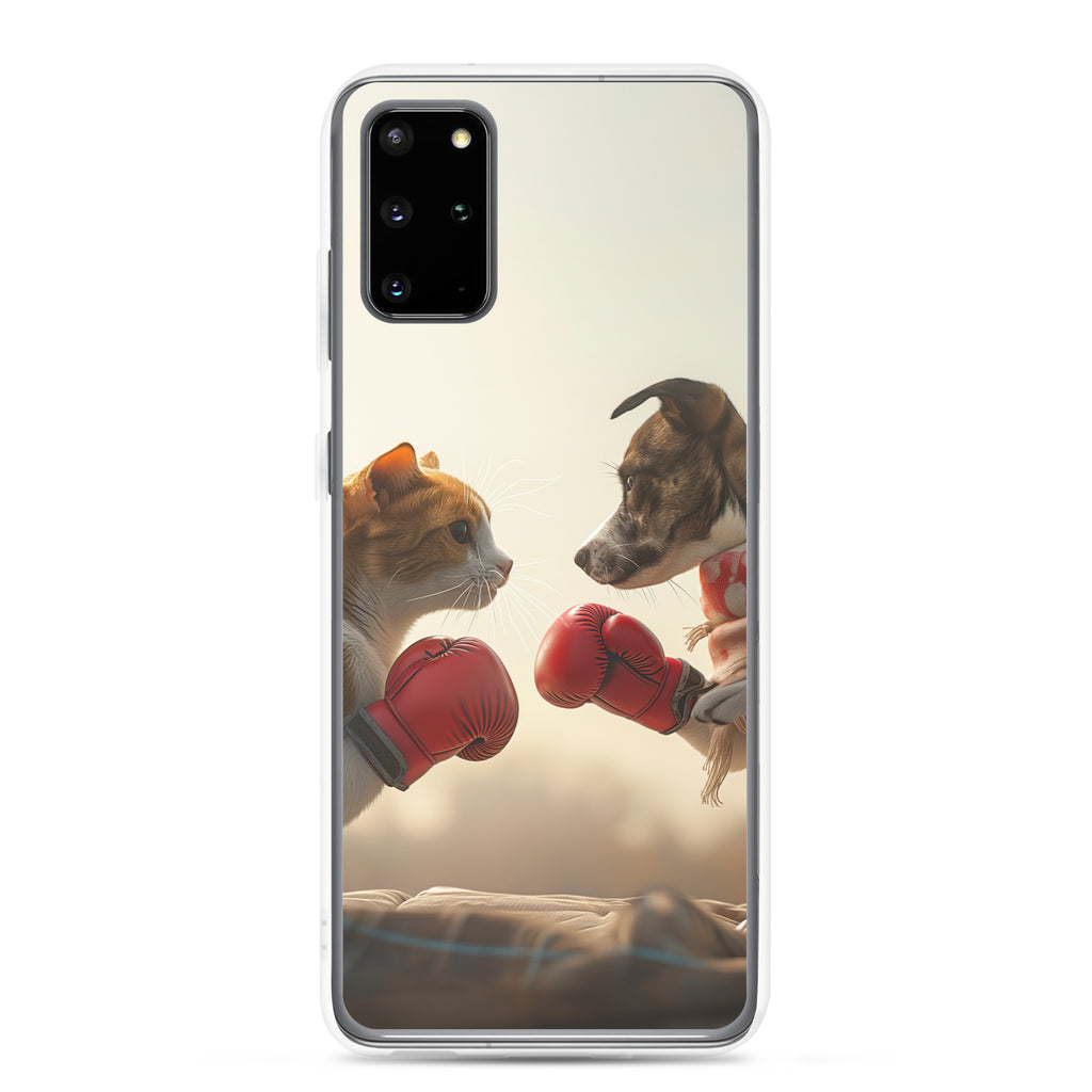 Boxing Dog n Cat D Clear Case for Samsung®