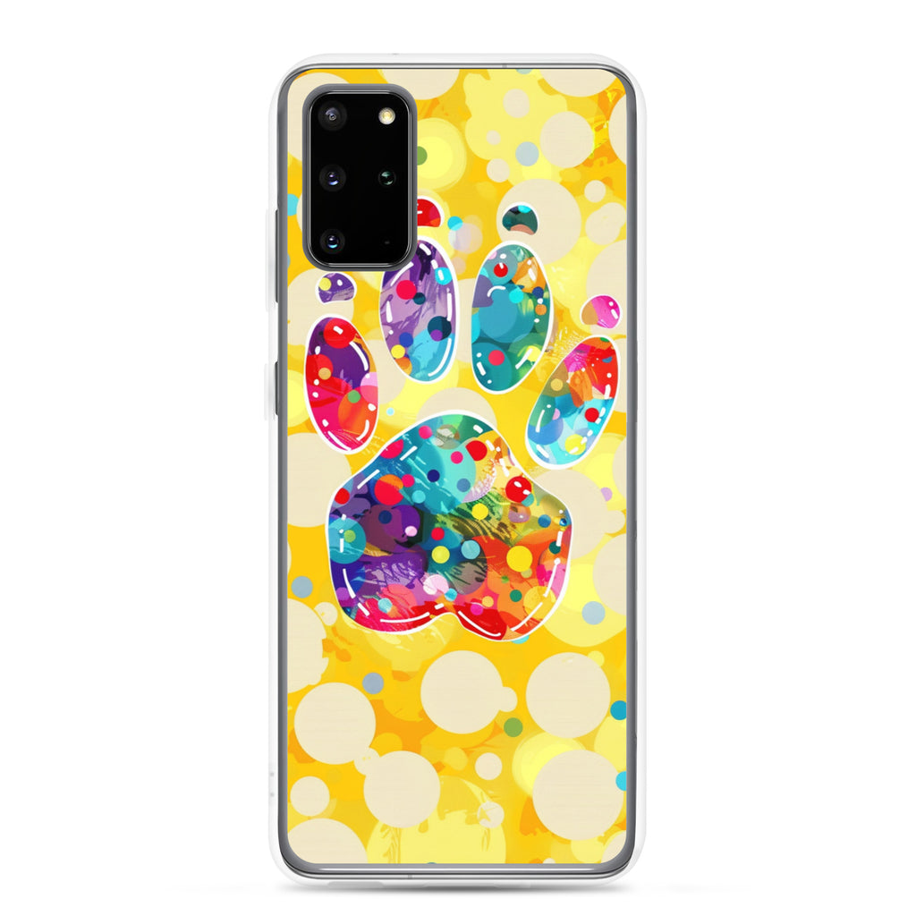 Artistic PawPrints Borealis Clear Case for Samsung®