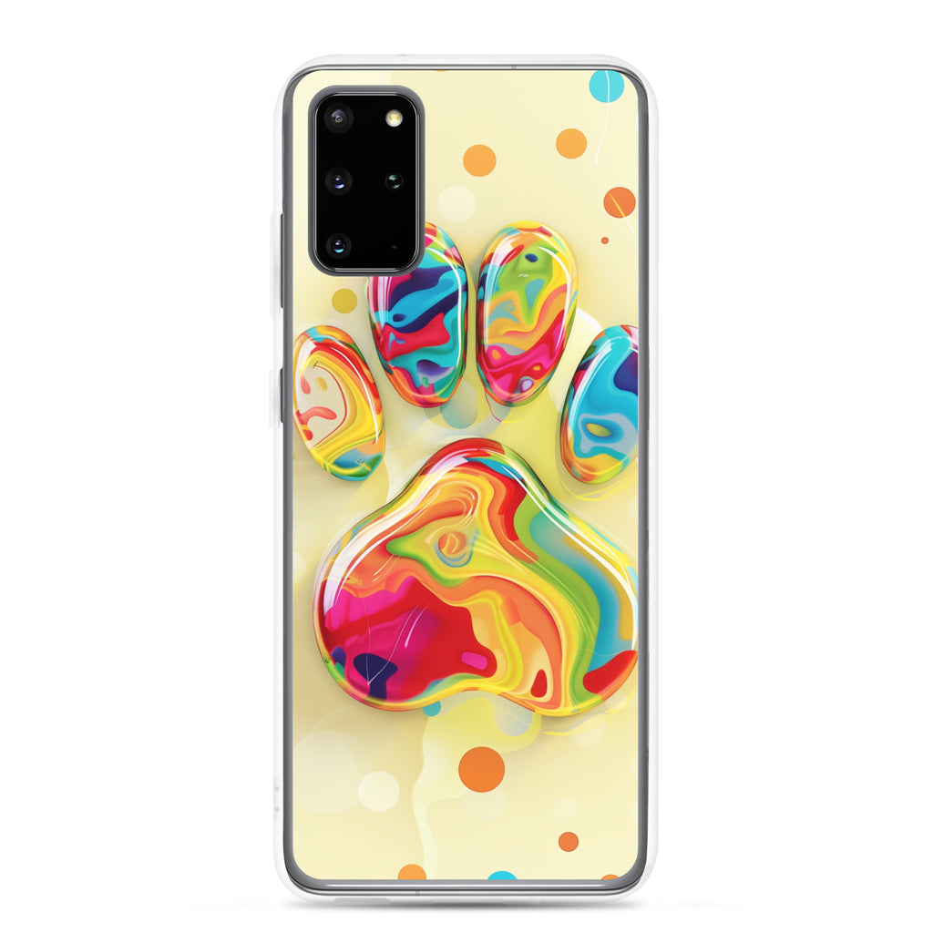 Artistic PawPrints Celestia Clear Case for Samsung®