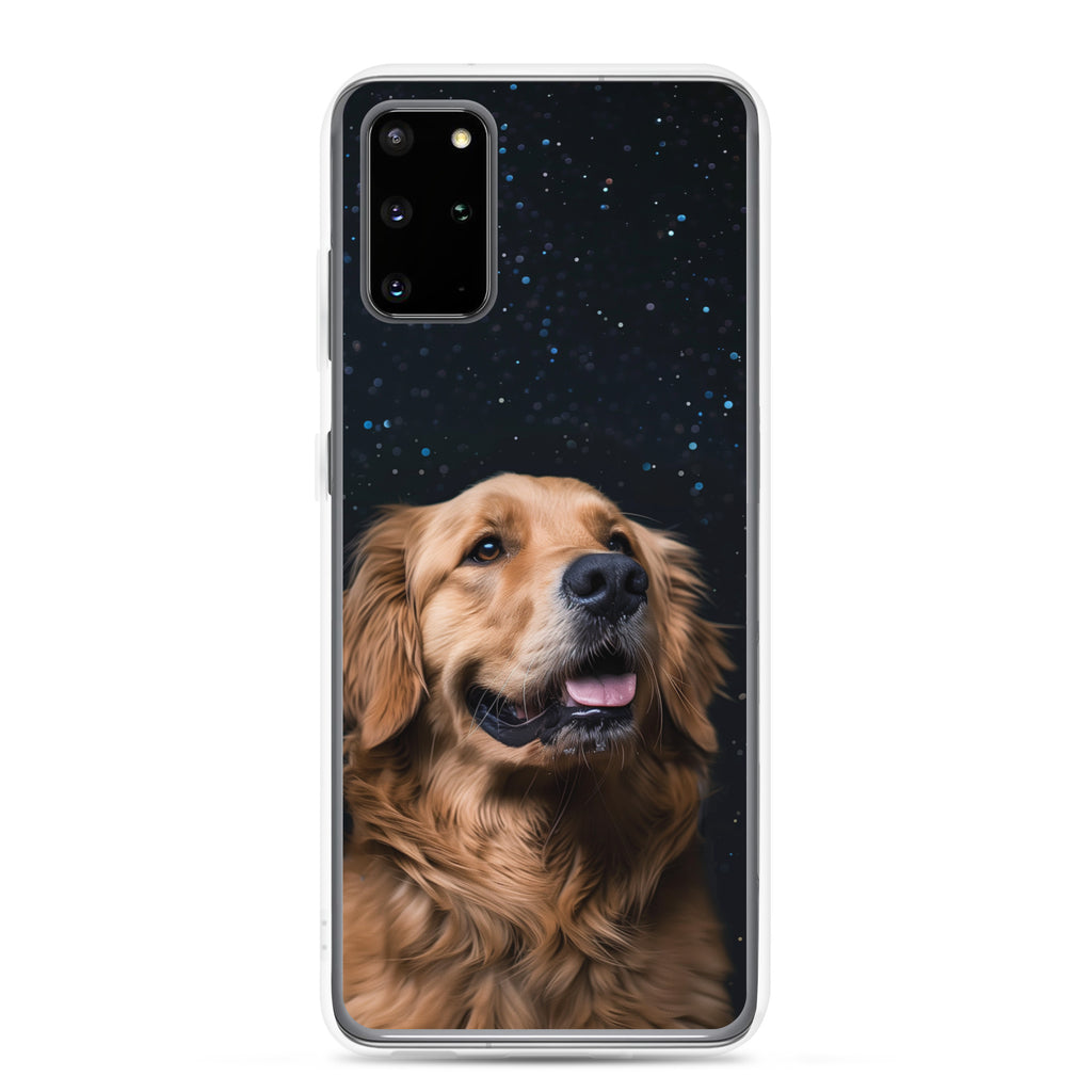 Golden Retriever Starry Night Clear Case for Samsung®