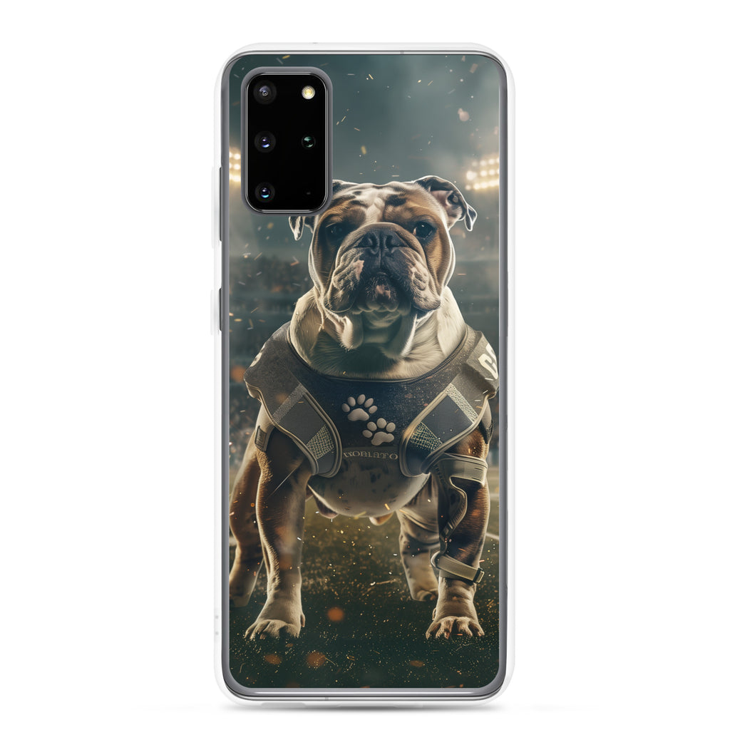 Bulldog Football-Themed Clear Case for Samsung®