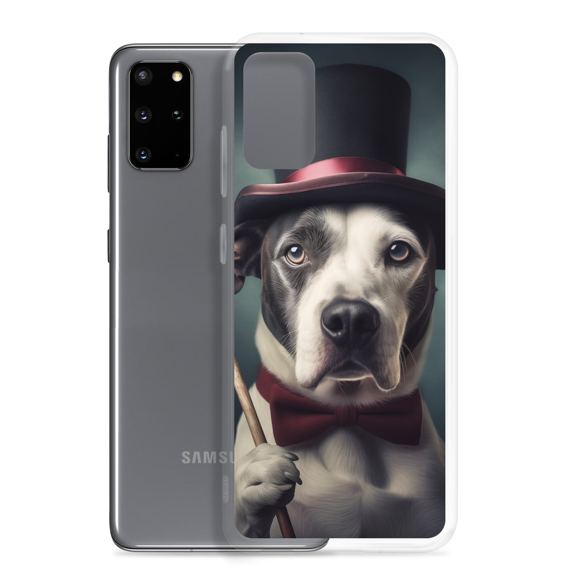 Top Hat Dog D Clear Case for Samsung®
