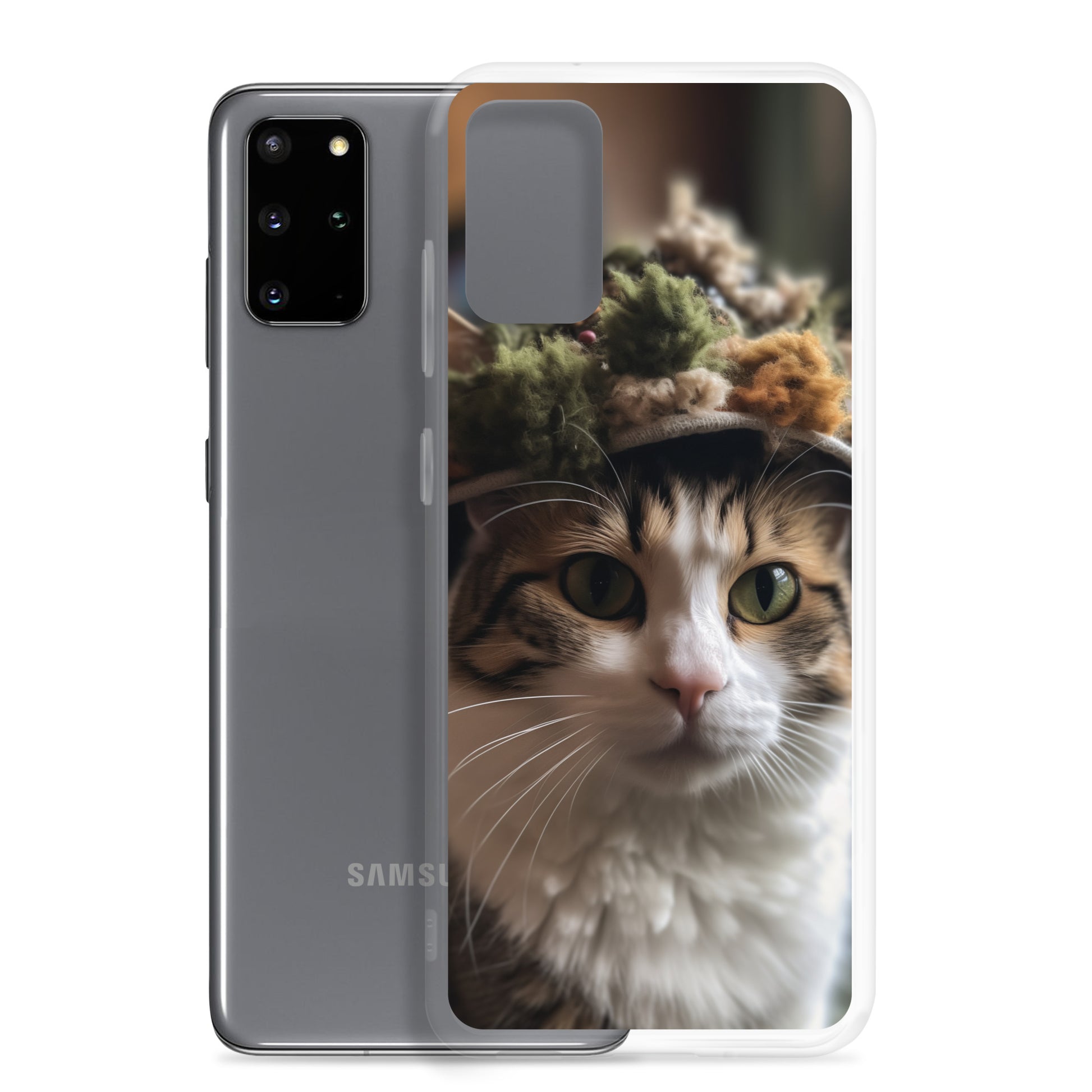Cat Hat E Clear Case for Samsung®