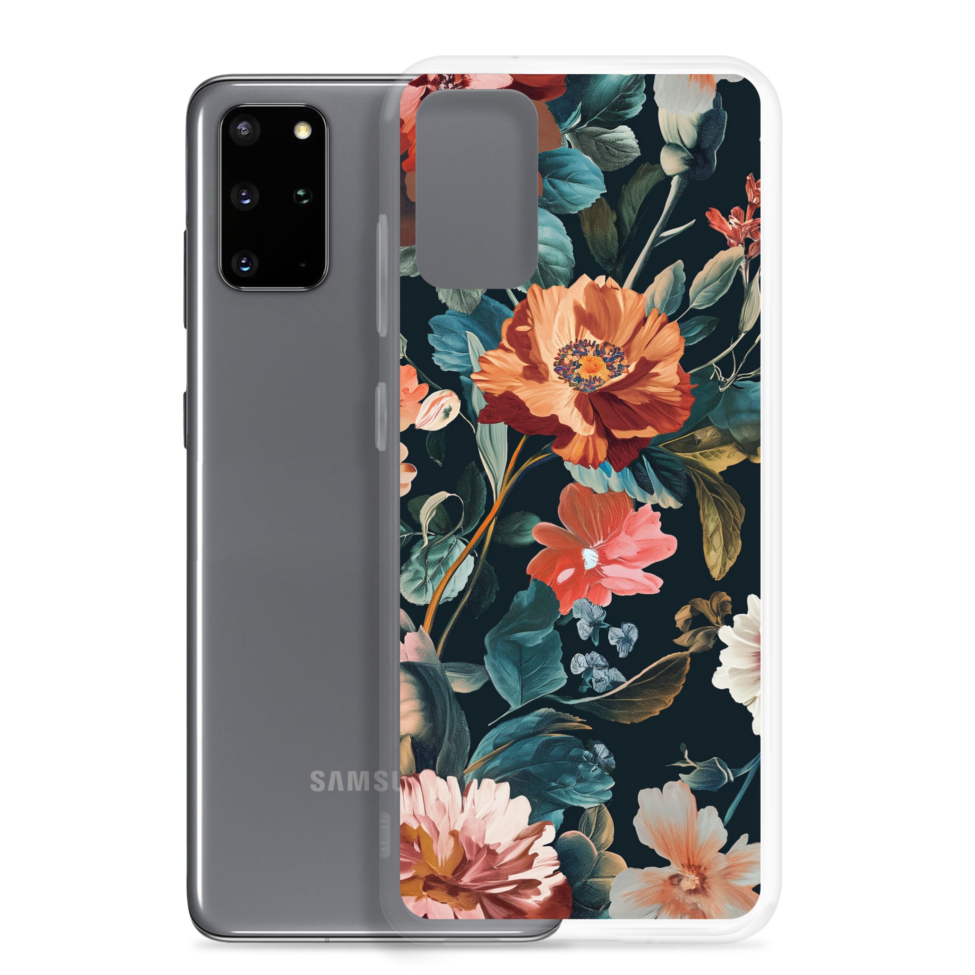 Flower Golden Clear Case for Samsung®